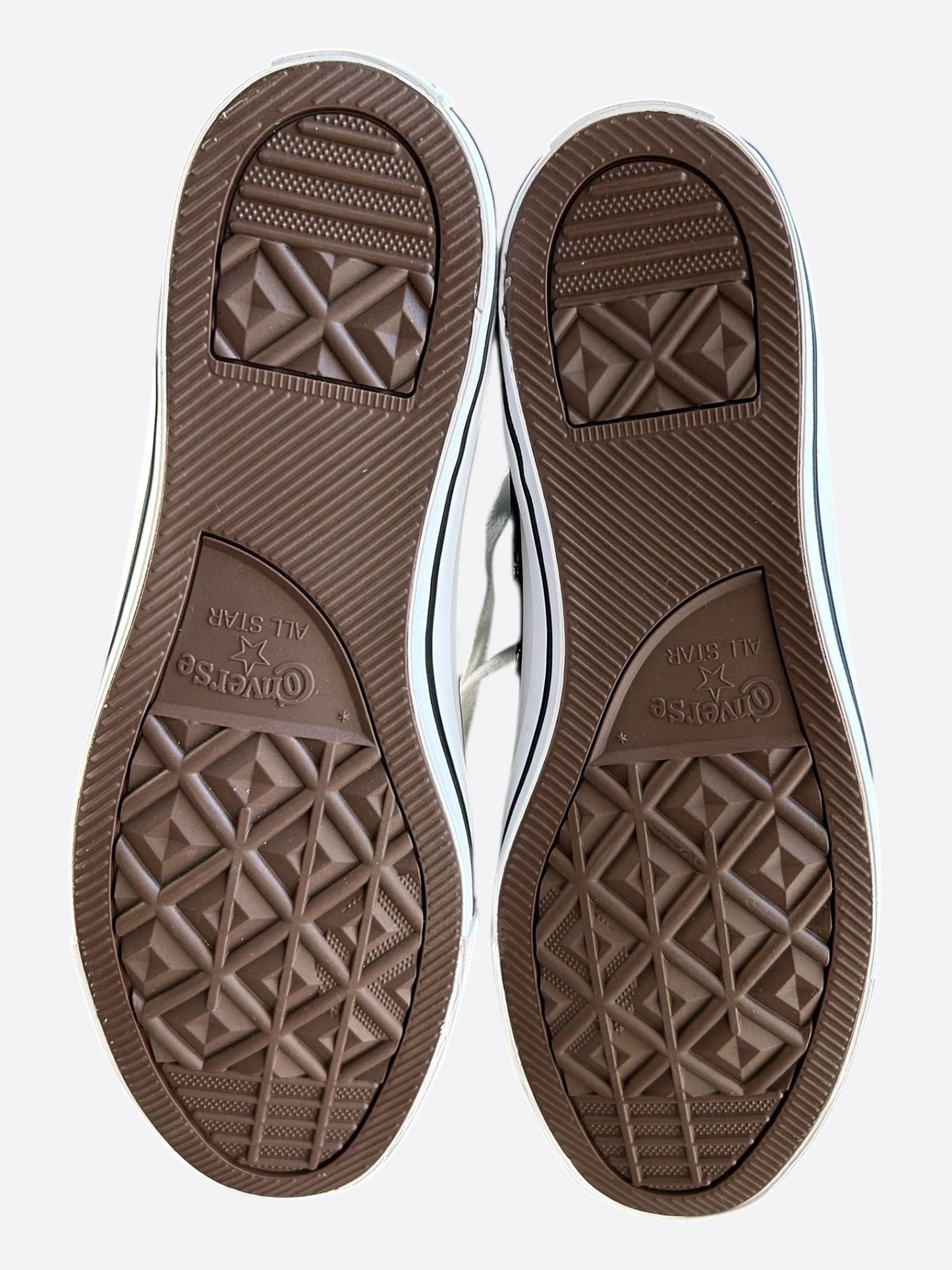 Chrome Hearts Black & Silver Cross High Top Converse