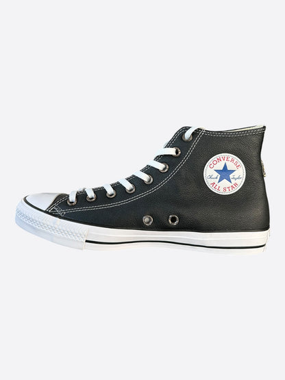 Chrome Hearts Black & Silver Cross High Top Converse