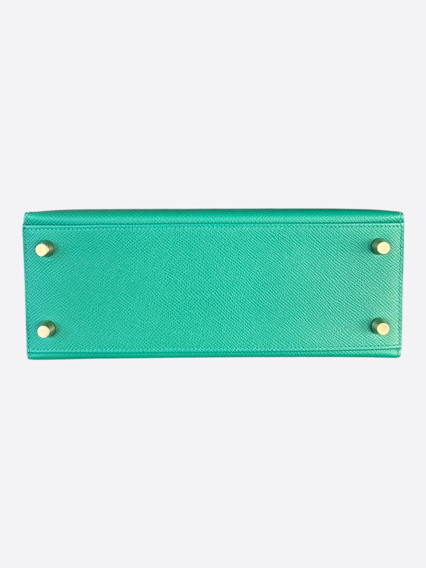 Hermes Vert Jade Epsom & Gold Hardware Kelly 28