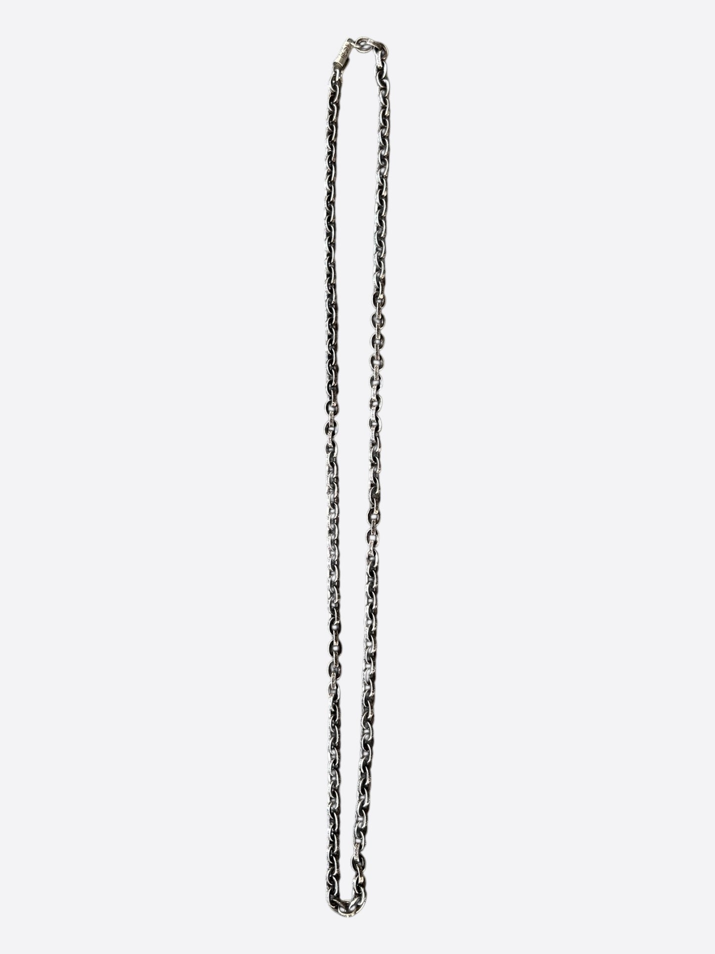 Chrome Hearts Silver Paperchain Necklace