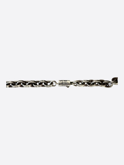 Chrome Hearts Silver Paperchain Necklace