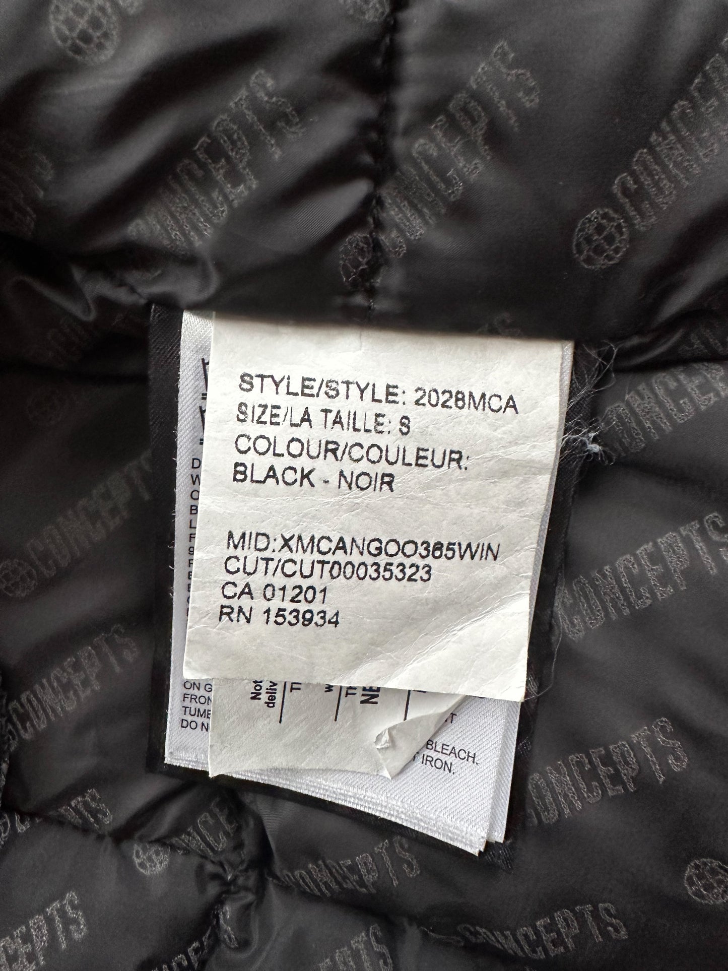 Canada Goose Concepts Black Reflective Denary Men's Jacket