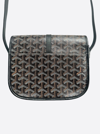 Goyard Black & Brown Belvedere Messenger Bag