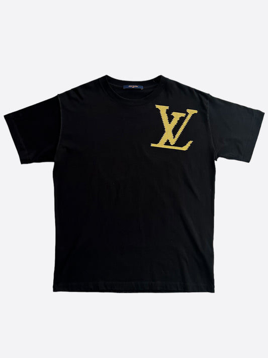 Louis Vuitton Black & Yellow Oz Brick Road Logo T-Shirt