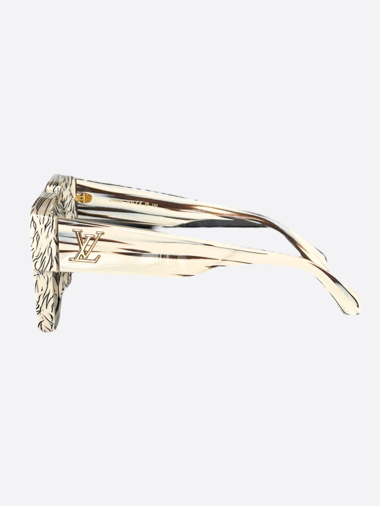 Louis Vuitton Beige Zebra Cyclone Glasses