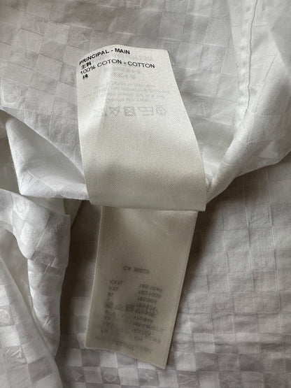 Louis Vuitton White Damier Monogram Button Up Shirt