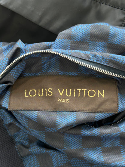 Louis Vuitton Black & Blue Damier Reversible Windbreaker