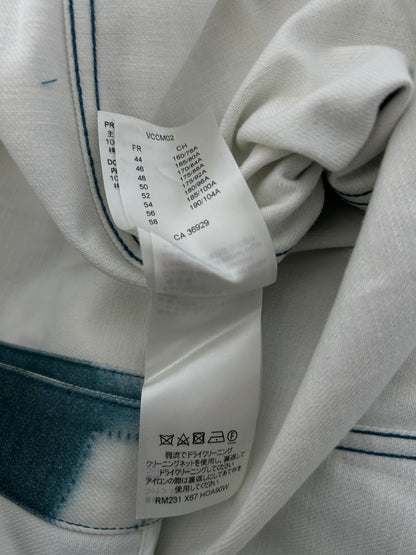 Louis Vuitton White & Blue Shibori Monogram Denim Jacket