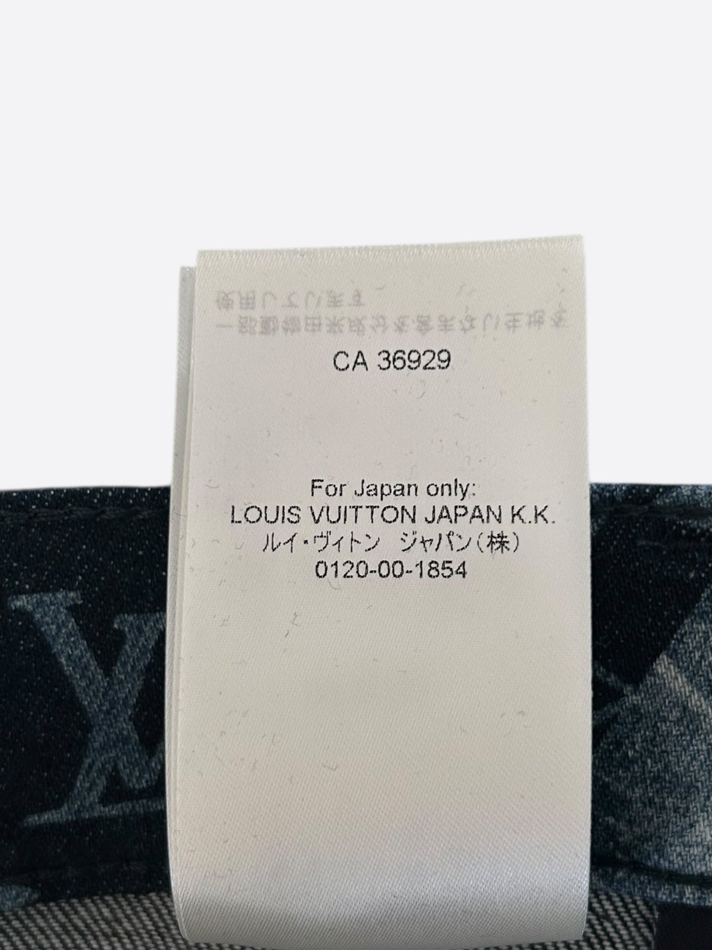 Louis Vuitton Blue Floral Monogram Jeans