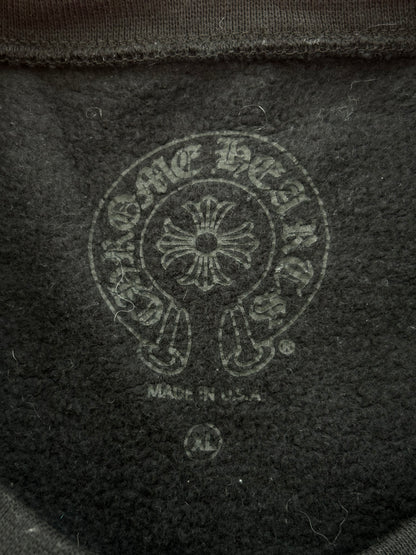 Chrome Hearts Black & White Horseshoe Logo Sweater