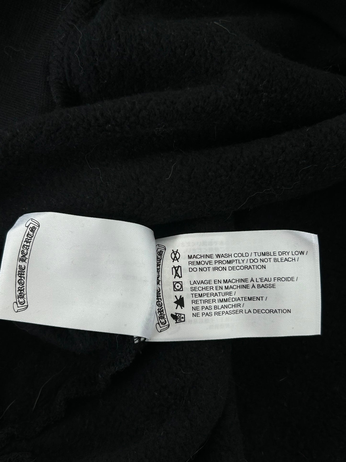 Chrome Hearts Black & White Horseshoe Logo Sweater