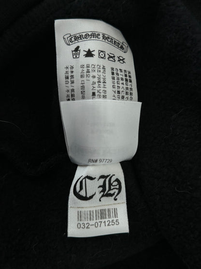 Chrome Hearts Black & White Horseshoe Logo Sweater