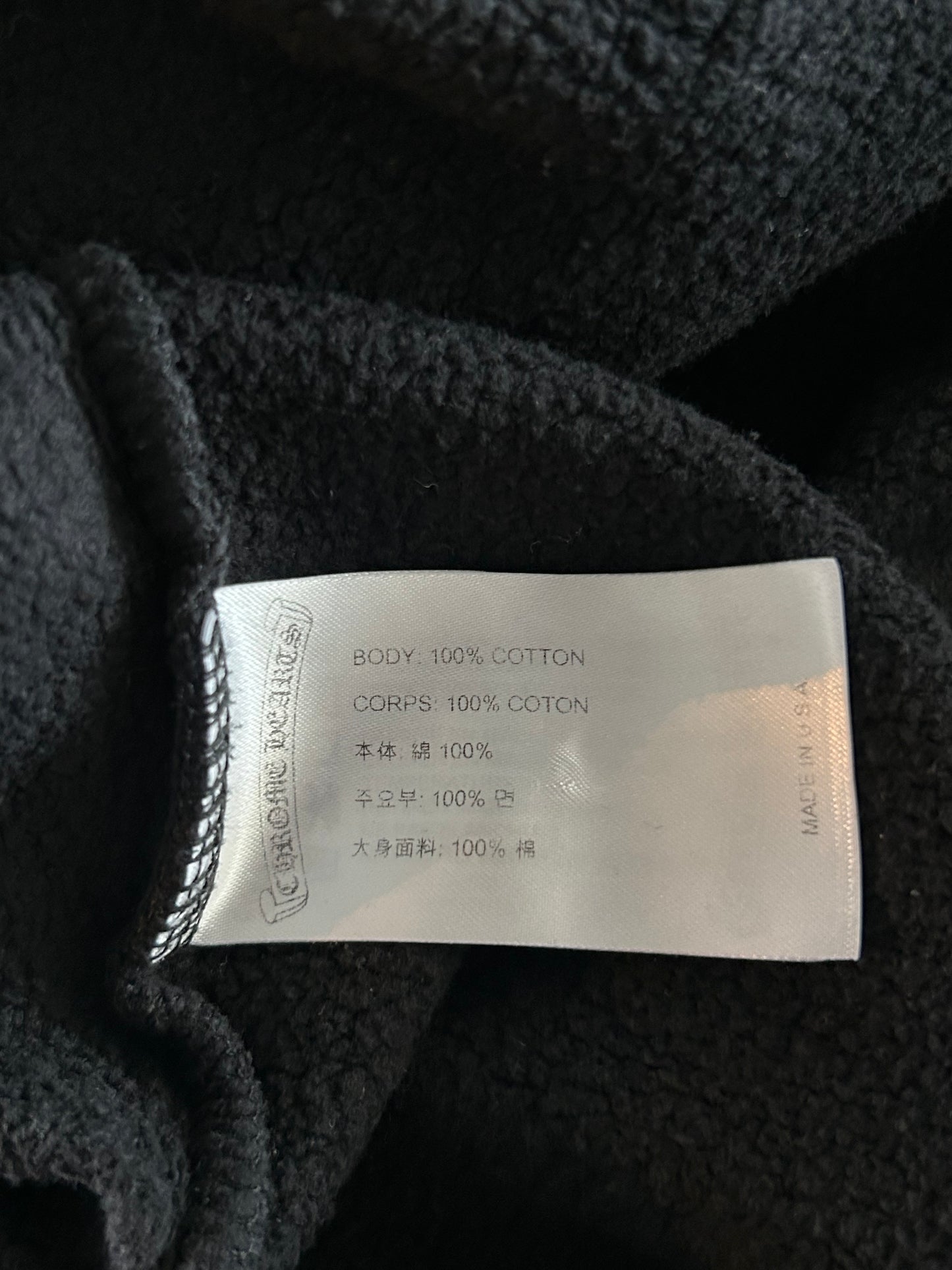 Chrome Hearts Black Racing Stripes Hoodie