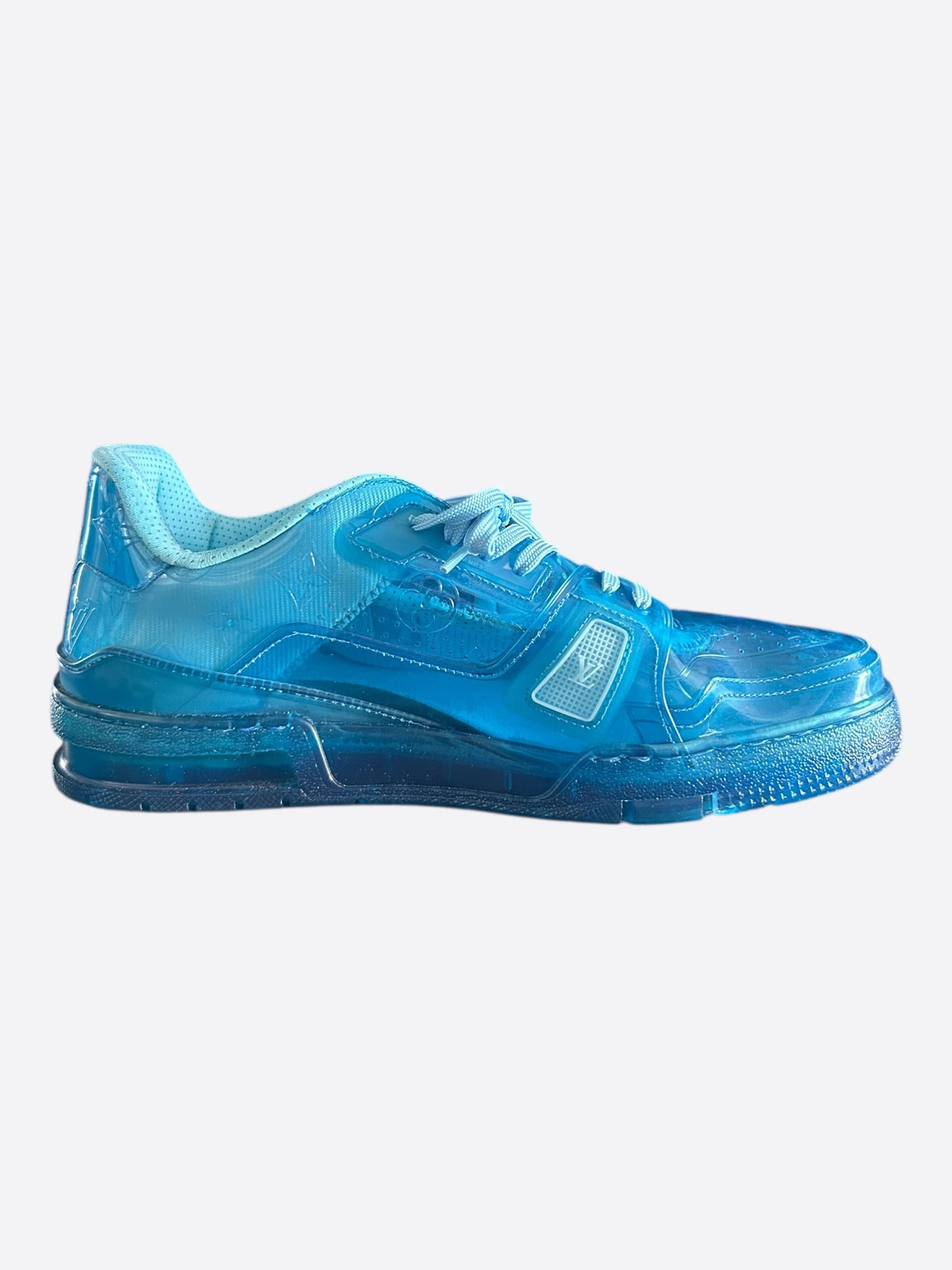 Louis Vuitton Blue Transparent Trainers
