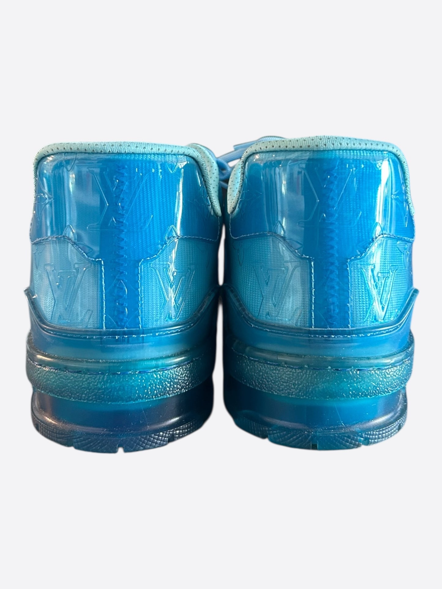 Louis Vuitton Blue Transparent Trainers
