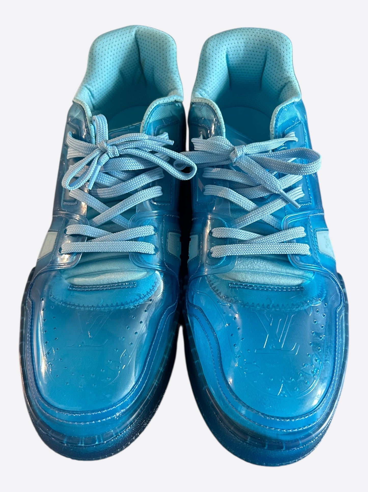 Louis Vuitton Blue Transparent Trainers
