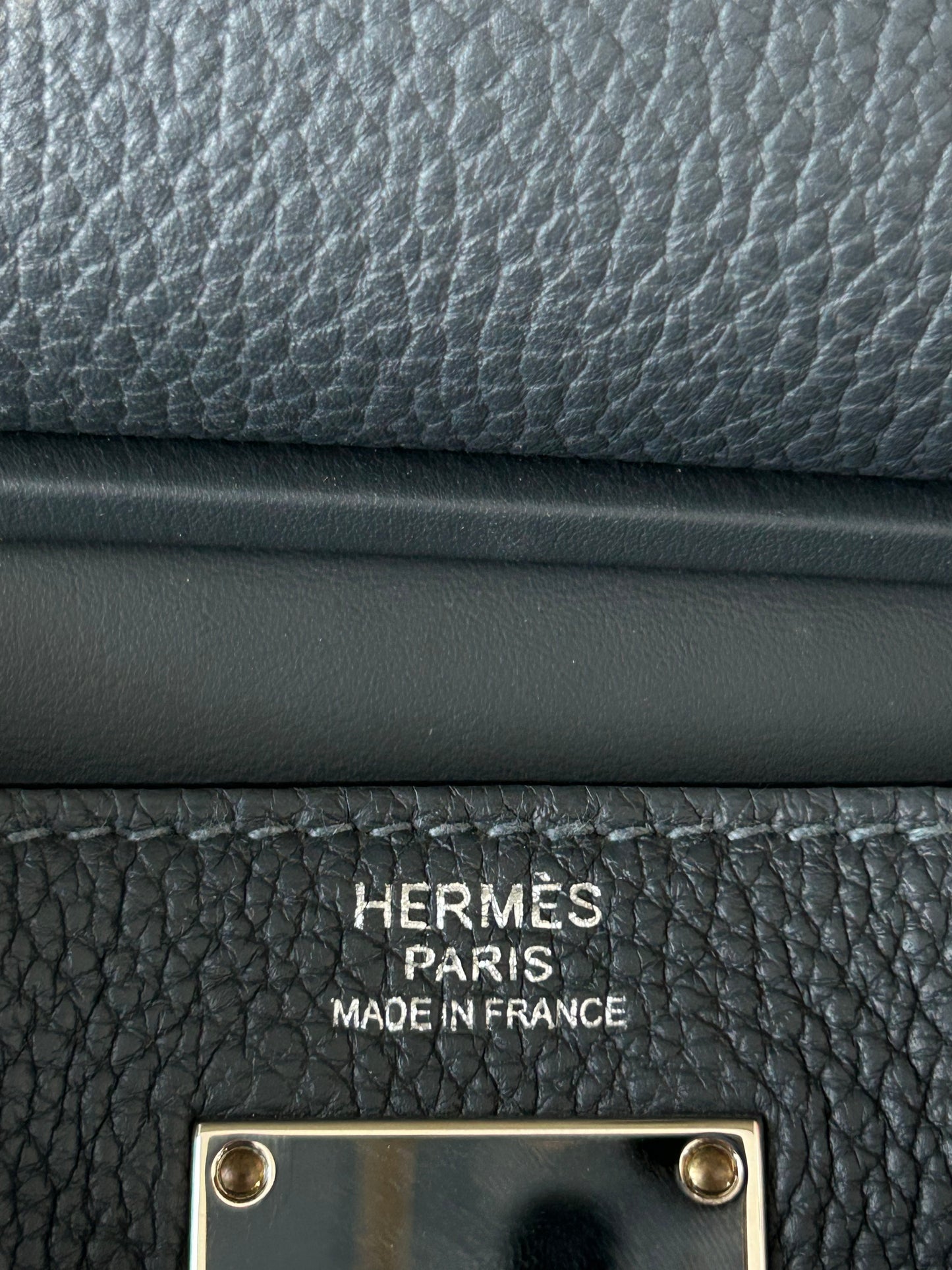 Hermes Gris Misty HAC A Dos PM Backpack