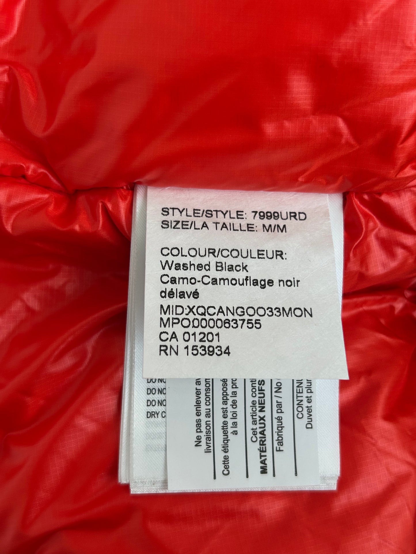 Canada Goose Rhude NBA Camo & Red Chilliwack Jacket