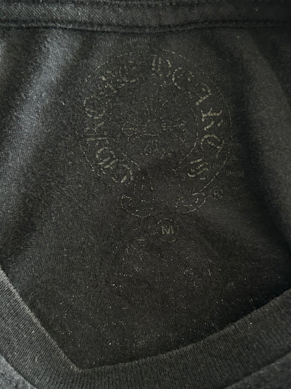 Chrome Hearts Black & White USA Triple Cross Logo T-Shirt