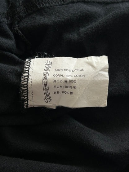 Chrome Hearts Black & White USA Triple Cross Logo T-Shirt