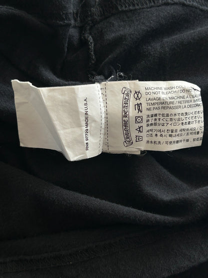 Chrome Hearts Black & White USA Triple Cross Logo T-Shirt