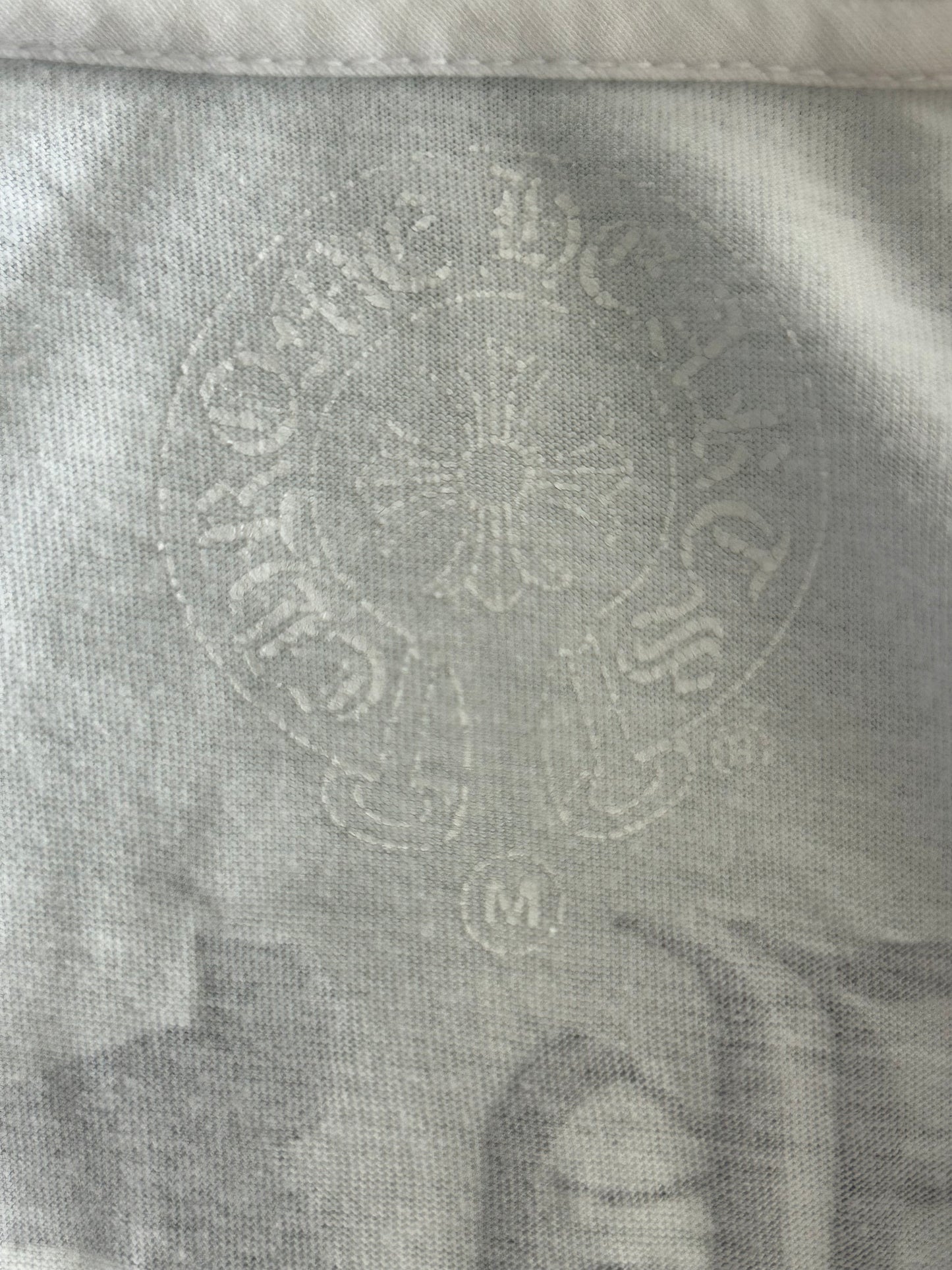 Chrome Hearts White & Black Dagger Logo T-Shirt