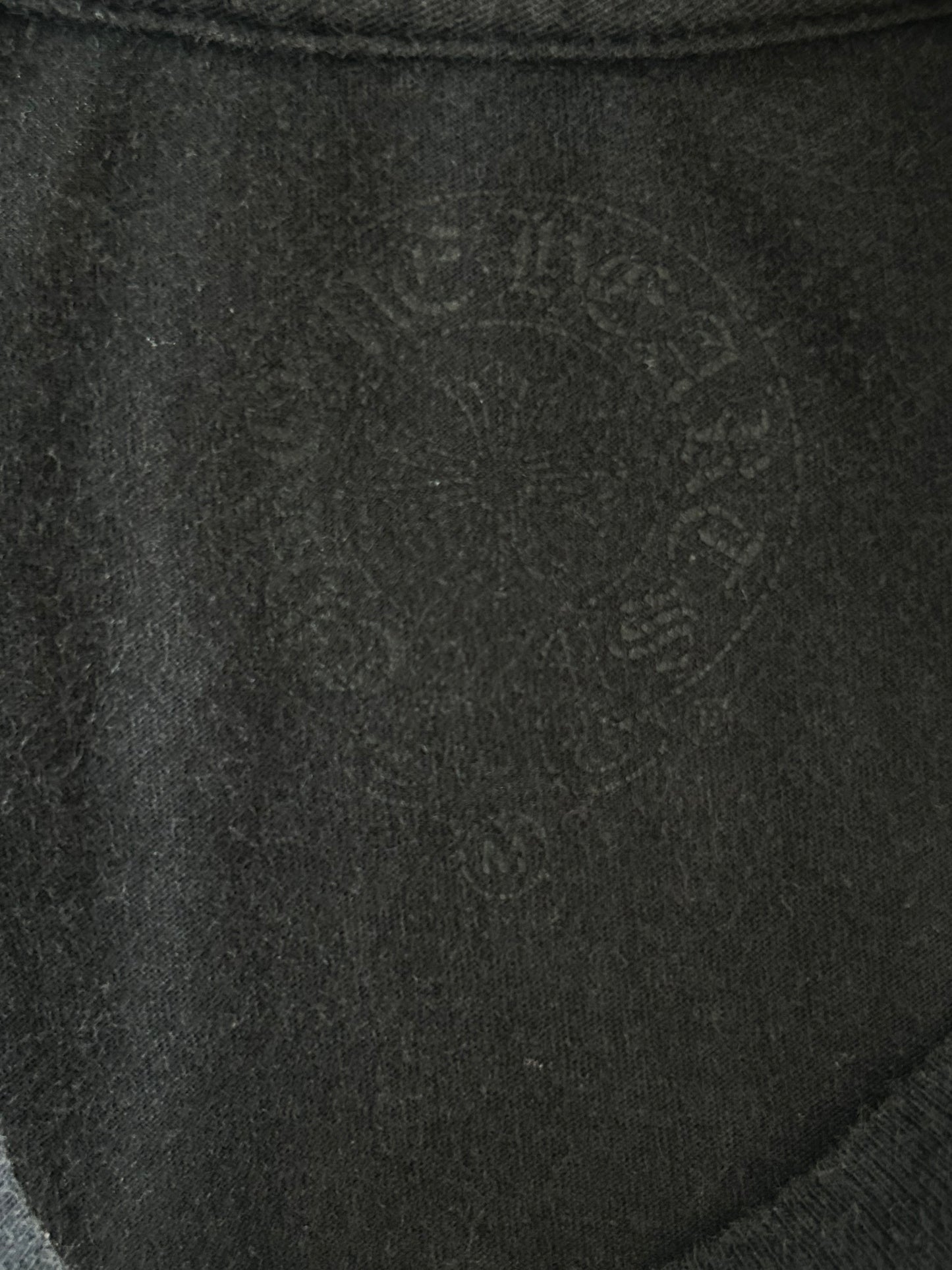 Chrome Hearts Black & White Los Angeles Horseshoe Logo T-Shirt