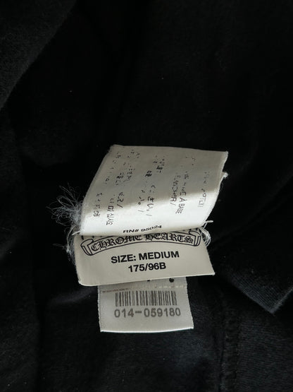 Chrome Hearts Black & White Los Angeles Horseshoe Logo T-Shirt