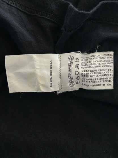 Chrome Hearts Black & White Malibu Cross Logo T-Shirt