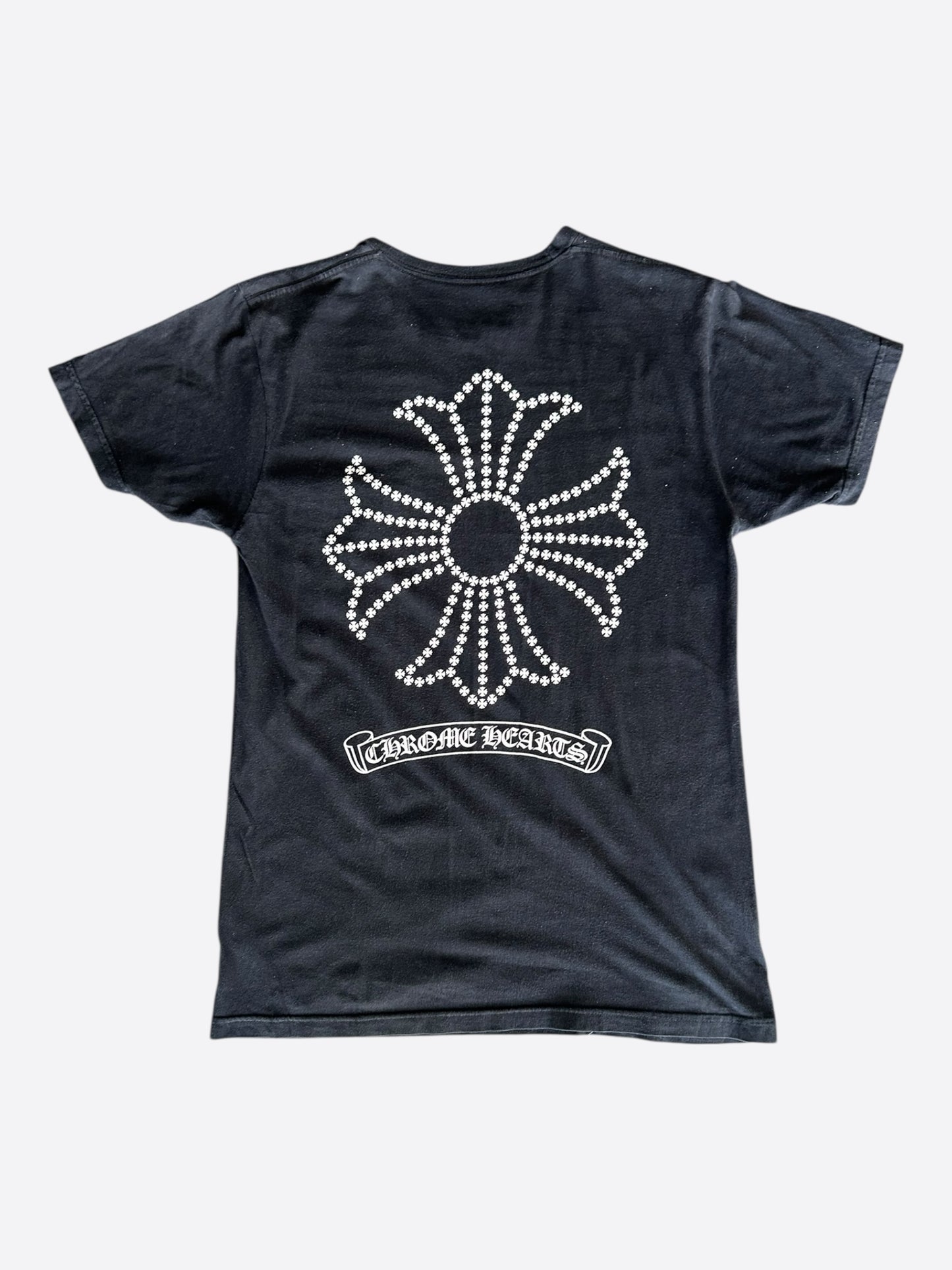 Chrome Hearts Black & White Jumbo Cross T-Shirt