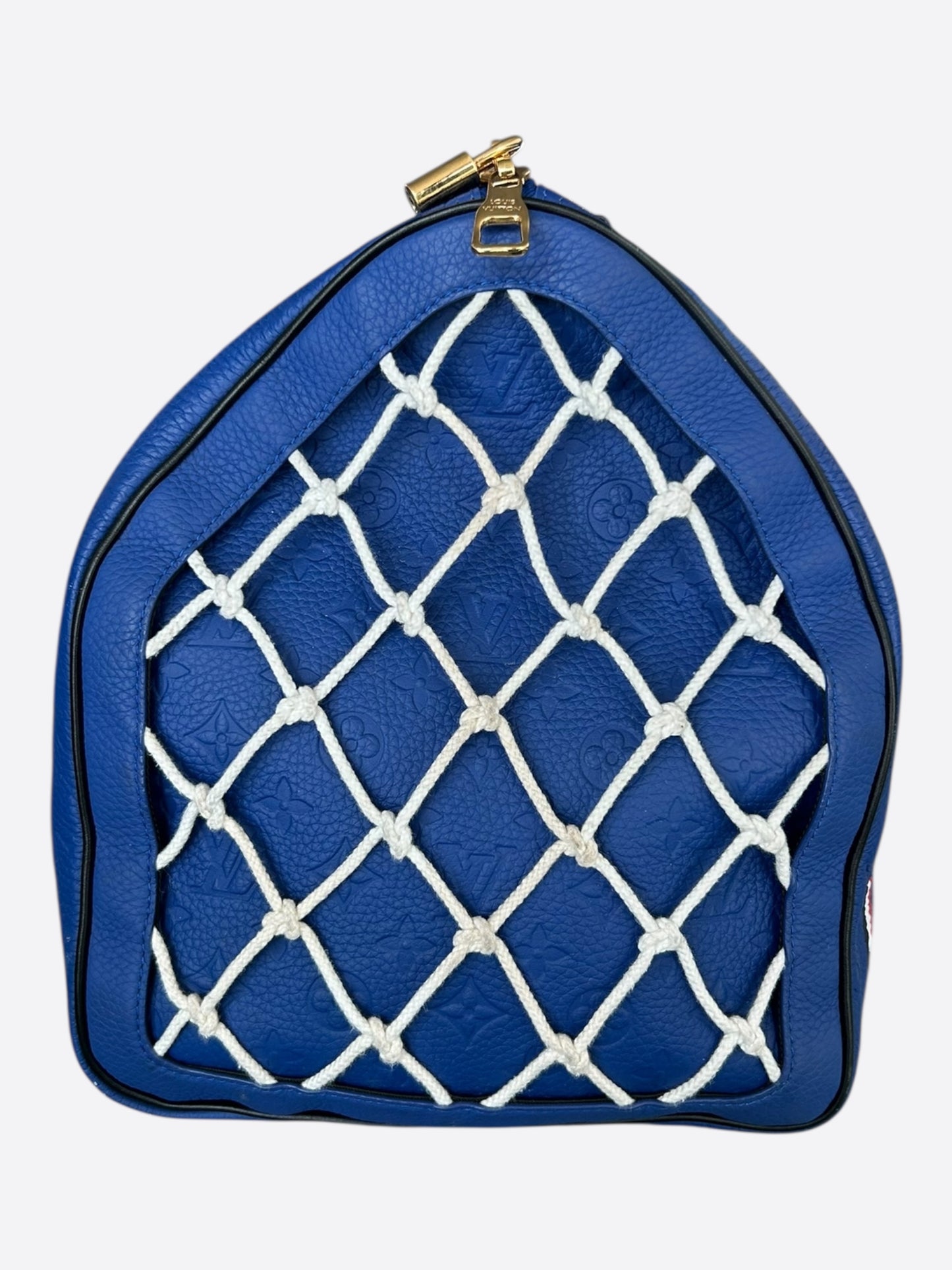 Louis Vuitton NBA Blue Taurillon Monogram Keepall 55