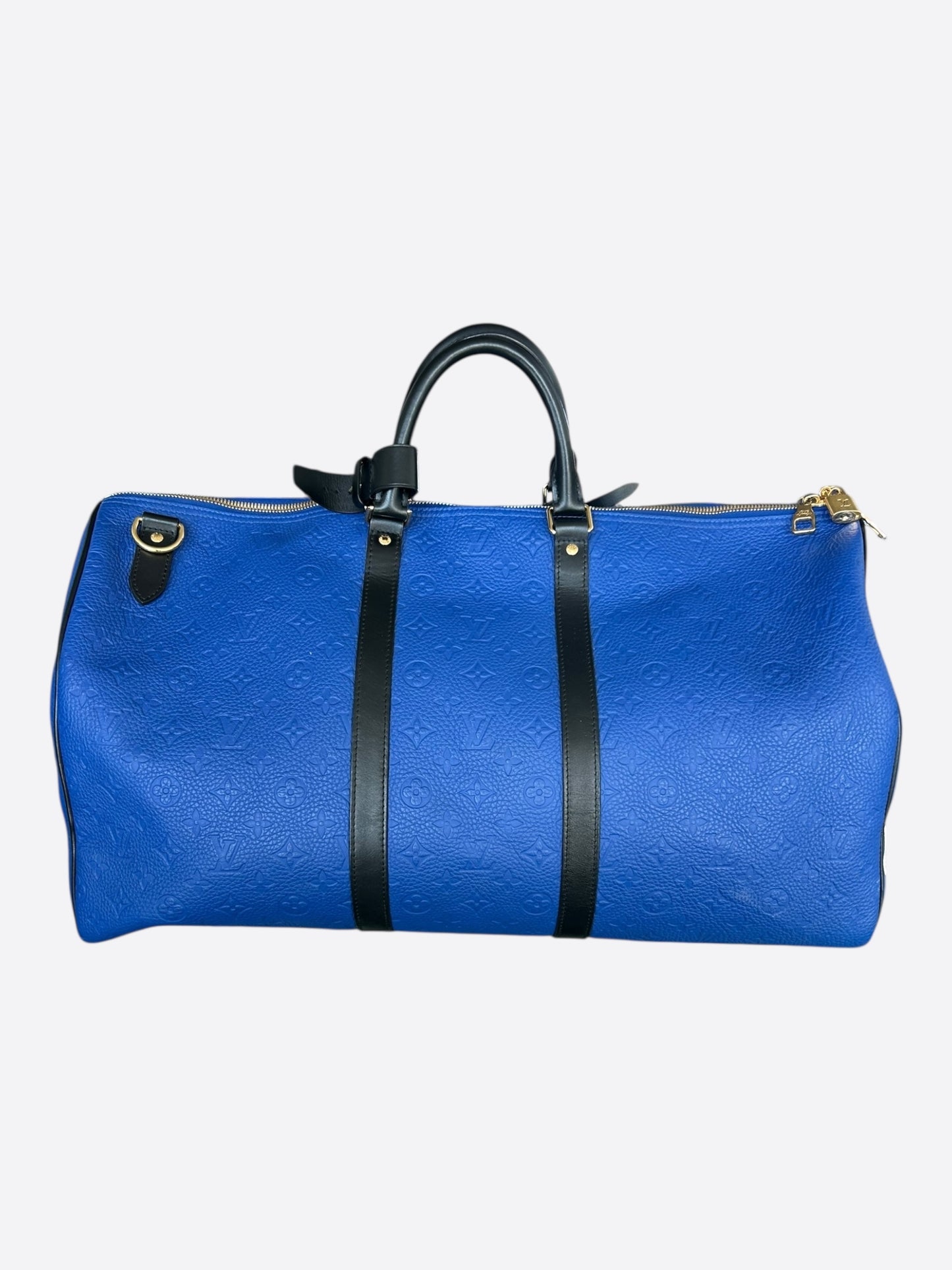 Louis Vuitton NBA Blue Taurillon Monogram Keepall 55