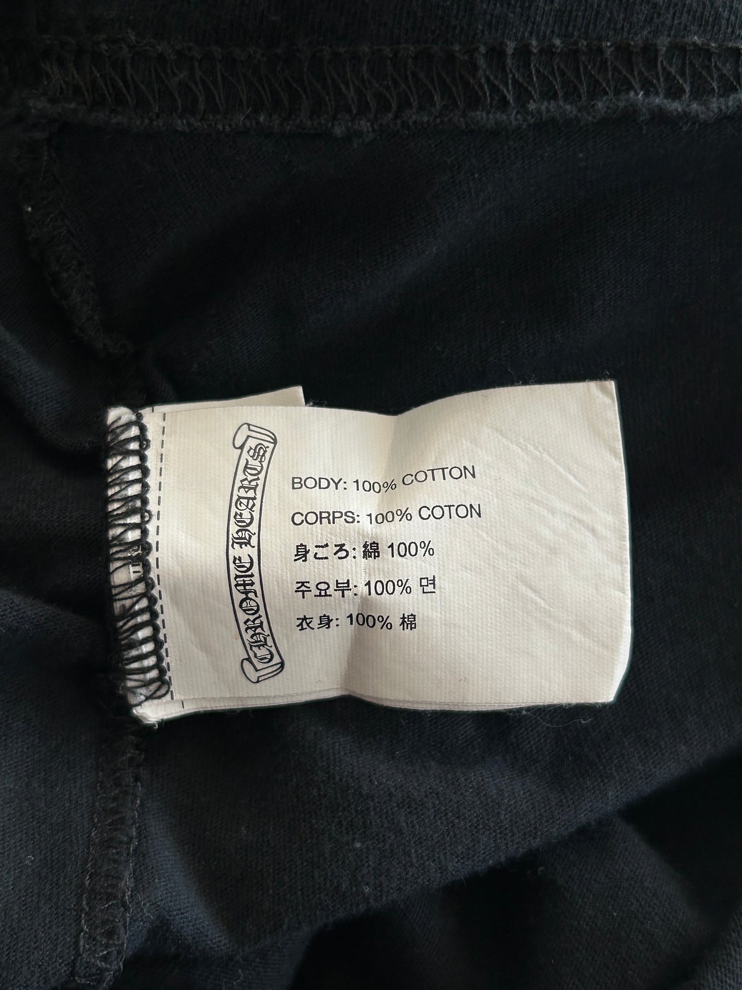 Chrome Hearts Black & White Heroes Project T-Shirt