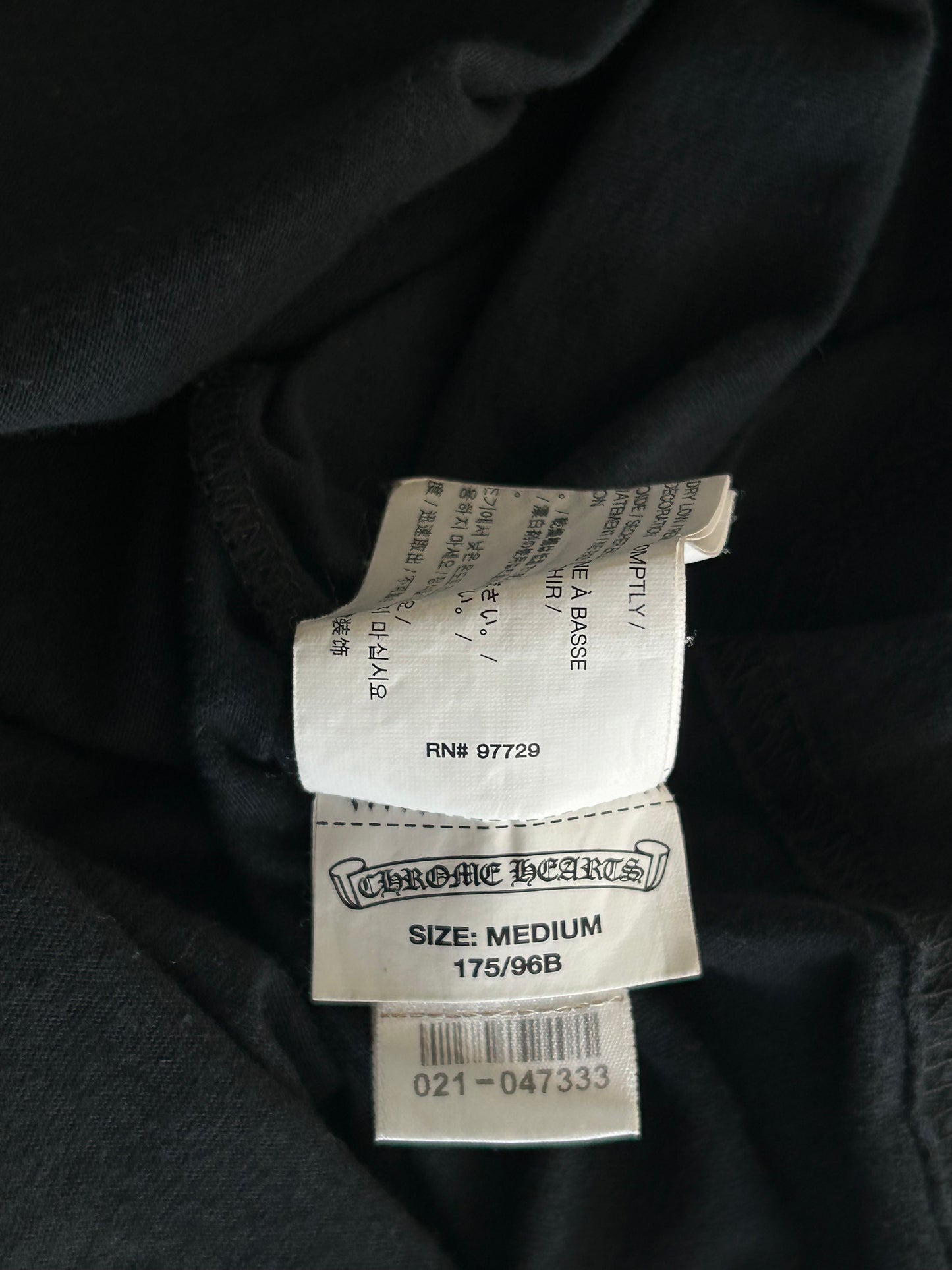 Chrome Hearts Black & White Heroes Project T-Shirt