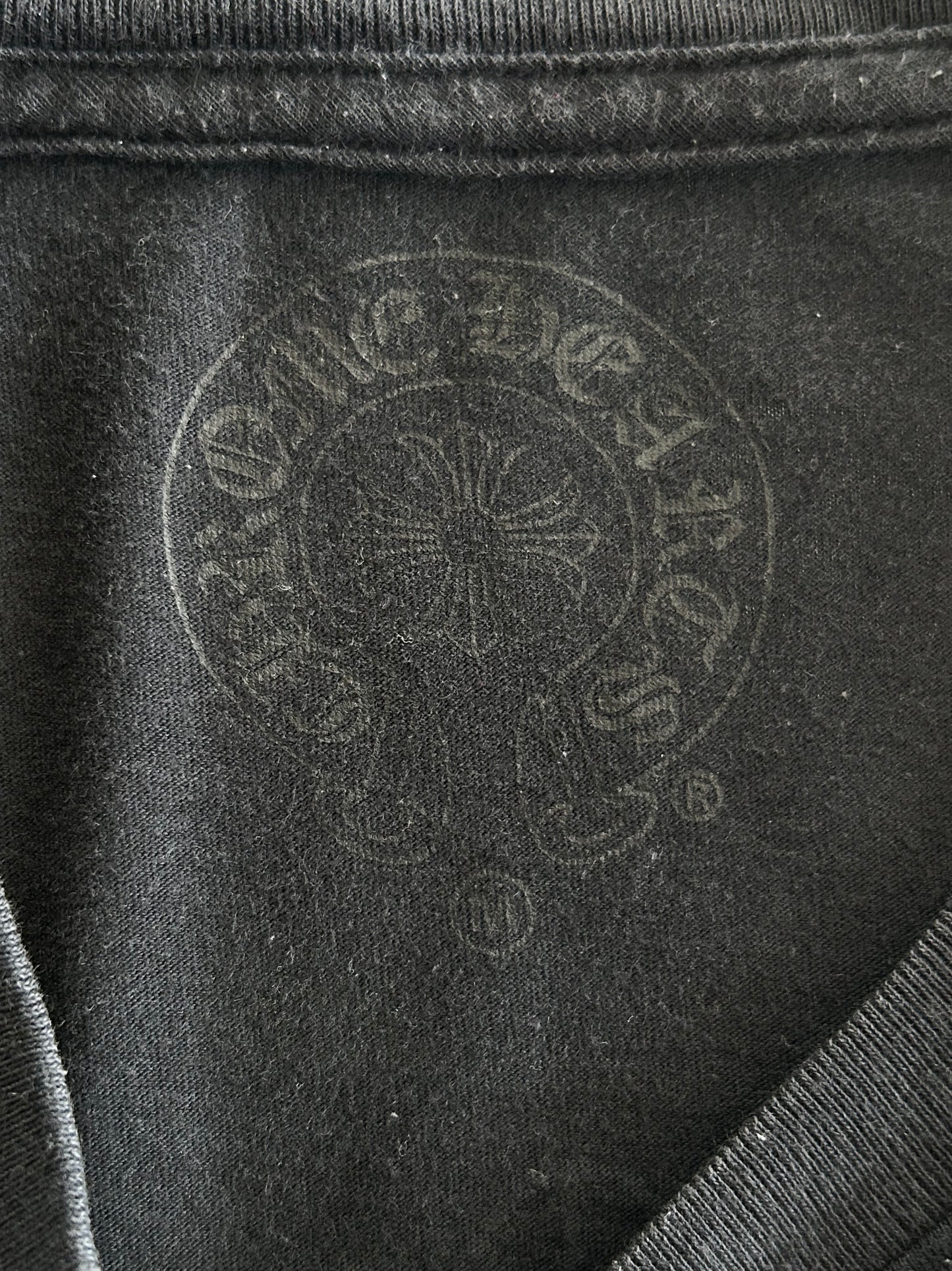 Chrome Hearts Black & Green Cemetery Cross Logo T-Shirt