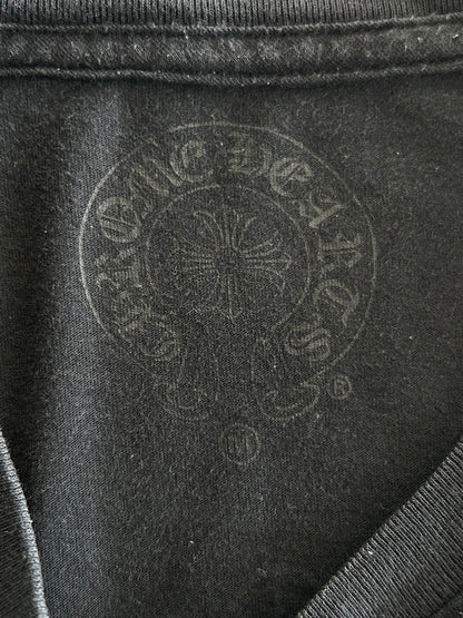 Chrome Hearts Black & Green Cemetery Cross Logo T-Shirt