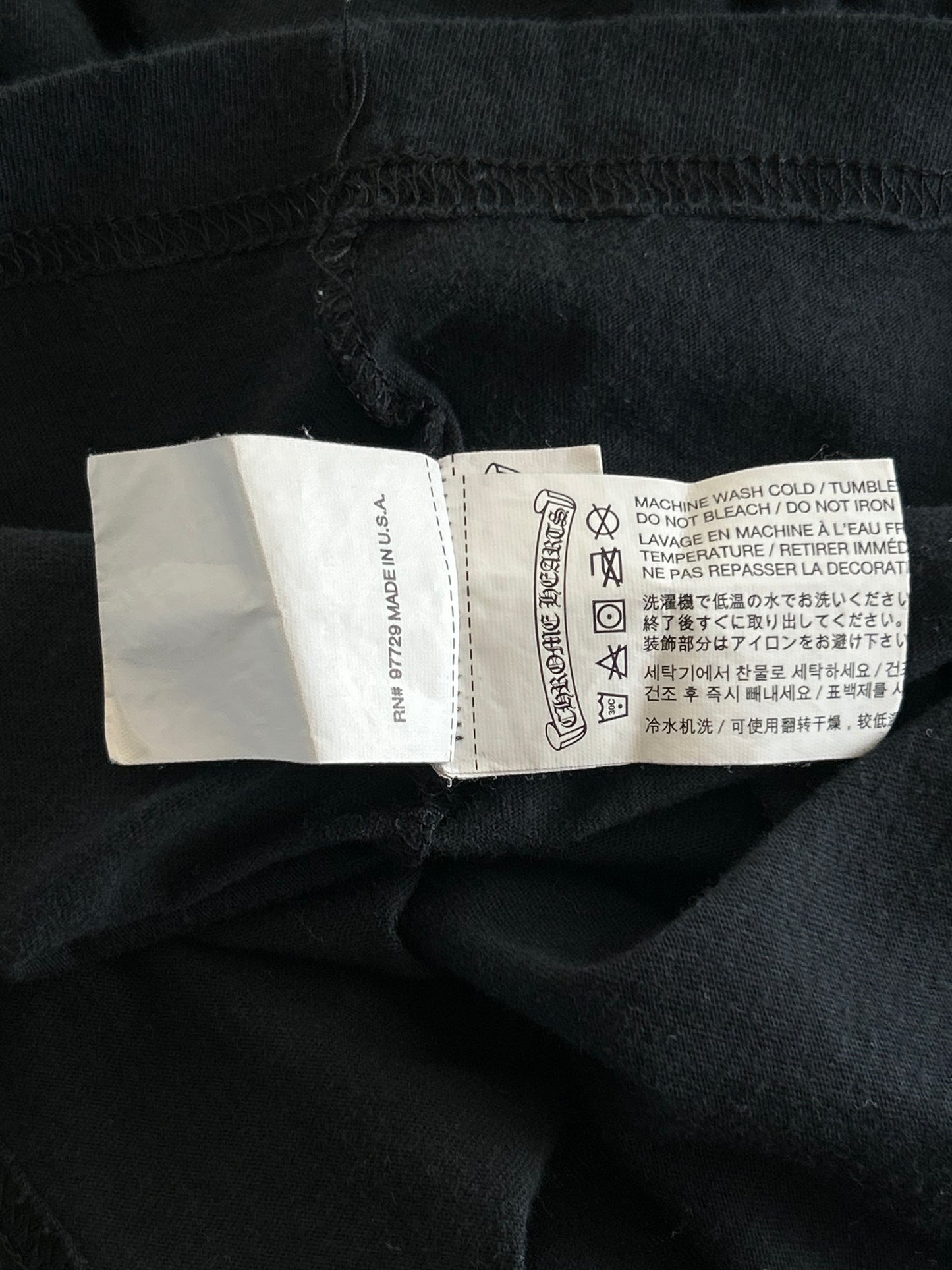 Chrome Hearts Black & White Heroes Project T-Shirt