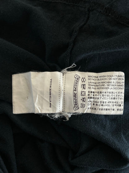 Chrome Hearts Black & White Horseshoe Logo T-Shirt