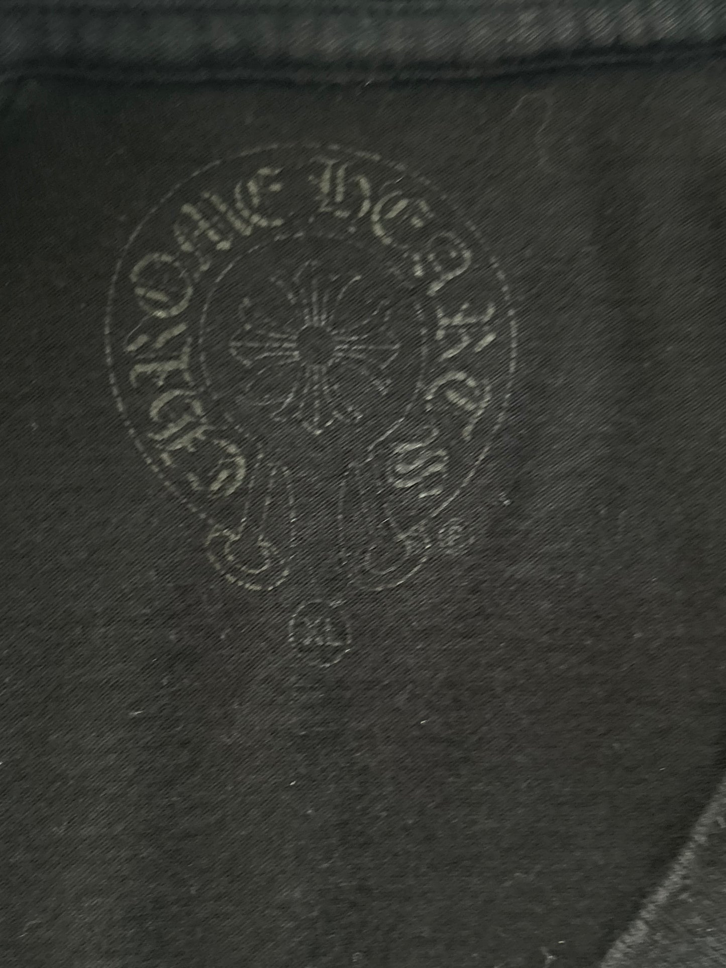 Chrome Hearts Foti Black & White Horseshoe Graphic T-Shirt