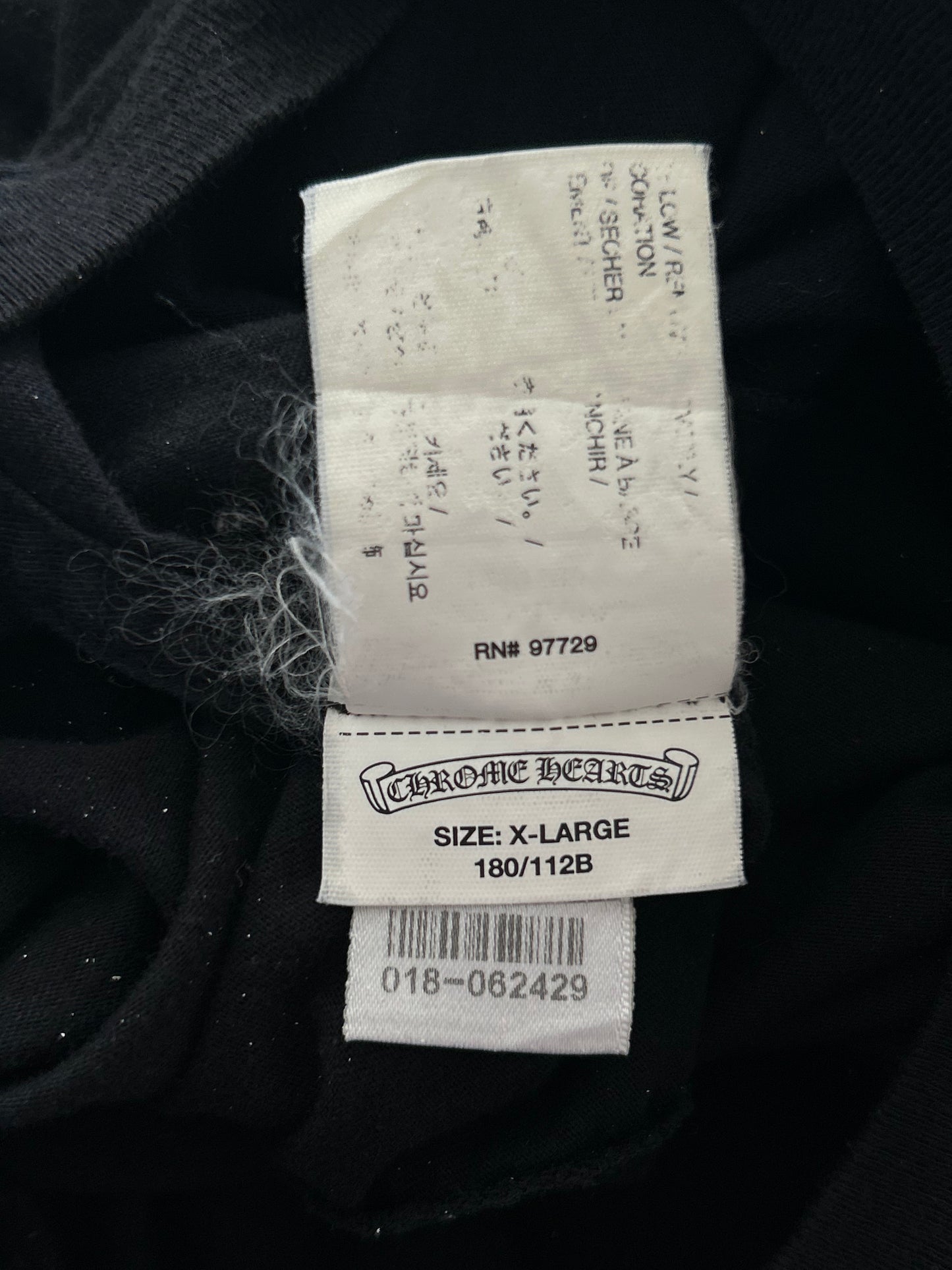 Chrome Hearts Foti Black & White Horseshoe Graphic T-Shirt