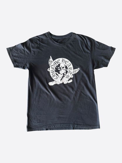 Chrome Hearts Foti Black & White Horseshoe Graphic T-Shirt