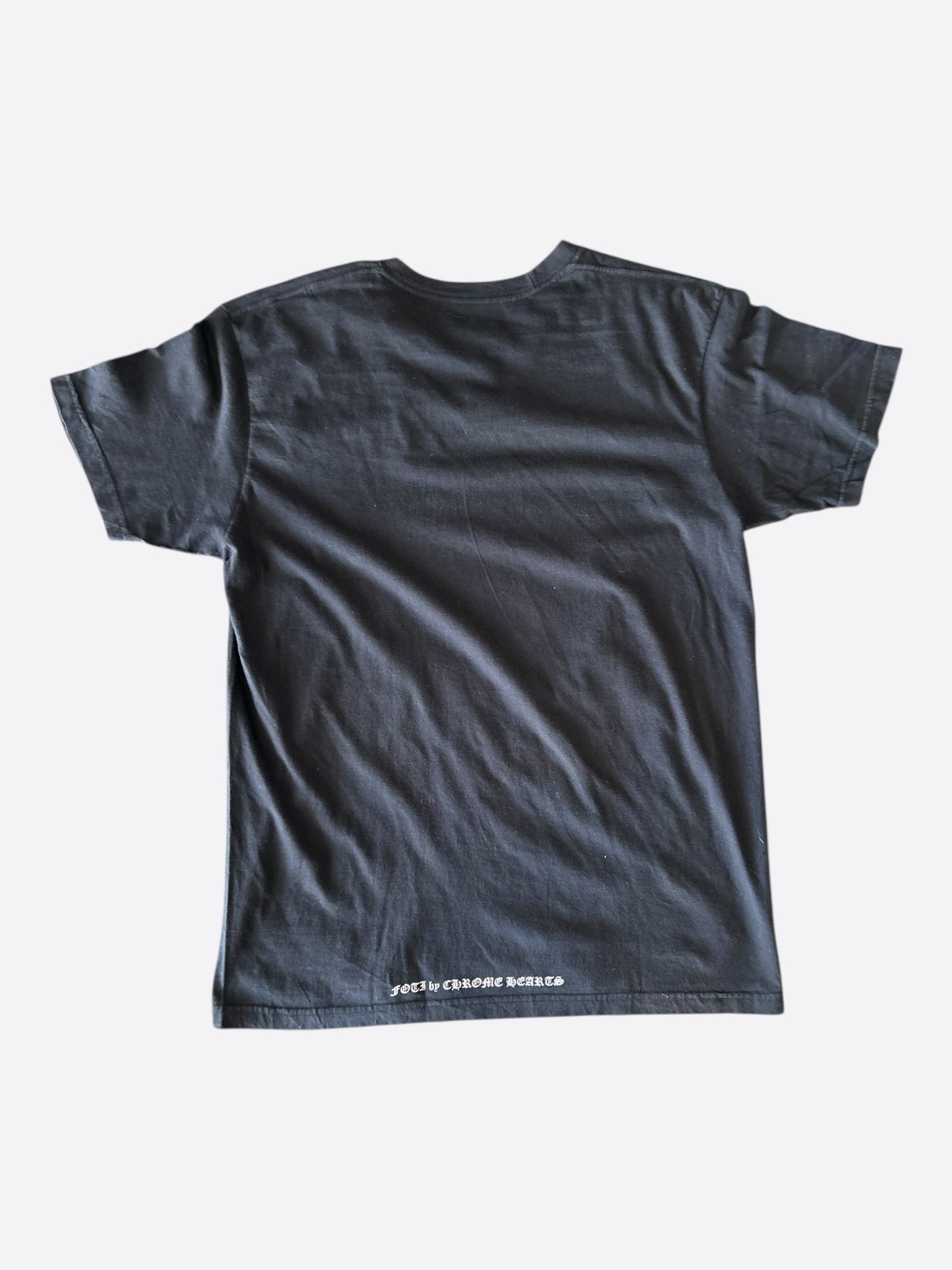 Chrome Hearts Foti Black & White Horseshoe Graphic T-Shirt