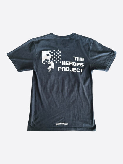 Chrome Hearts Black & White Heroes Project T-Shirt
