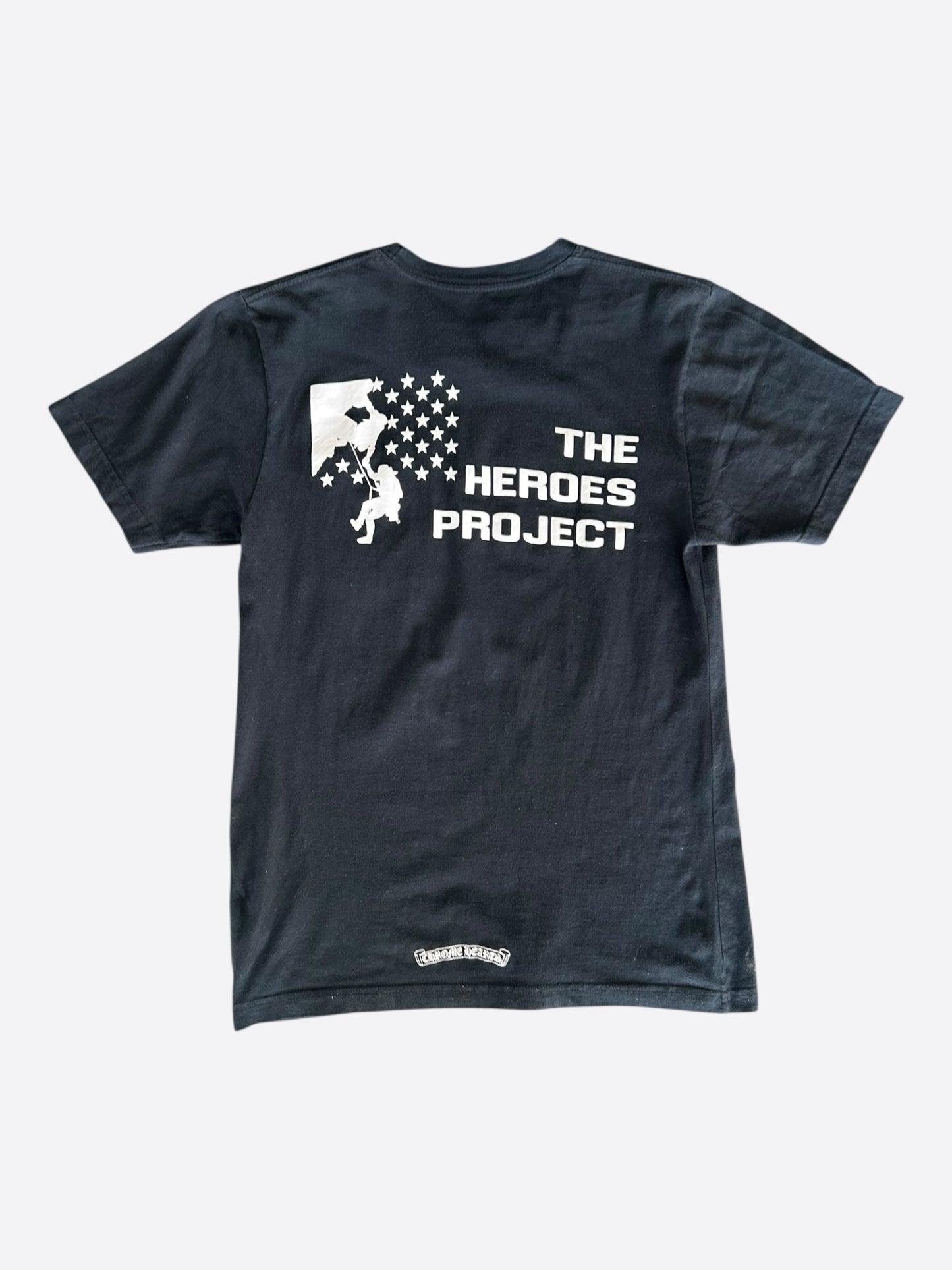Chrome Hearts Black & White Heroes Project T-Shirt