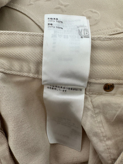 Louis Vuitton Beige Monogram Carpenter Pants