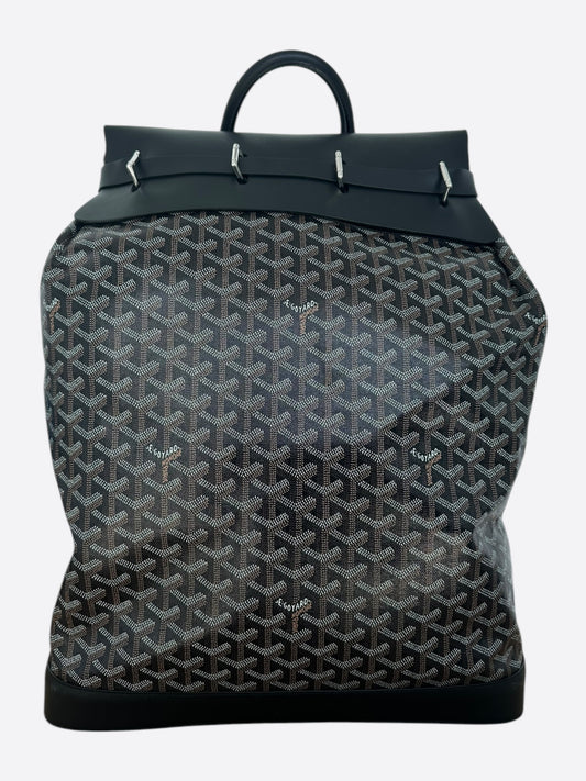 Goyard Black Steamer Backpack