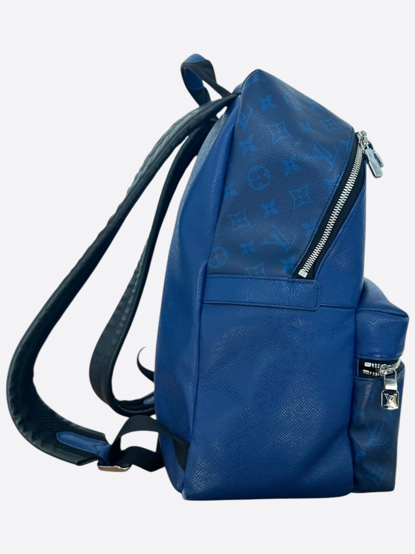 Louis Vuitton Blue Taigarama Monogram Discovery Backpack