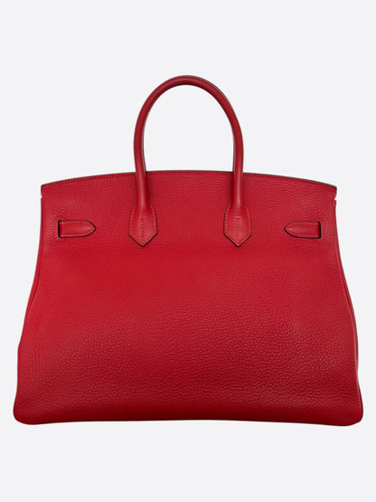 Hermes Rouge Togo Birkin 35