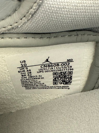Dior Air Jordan Grey & White Oblique Low Top Sneakers