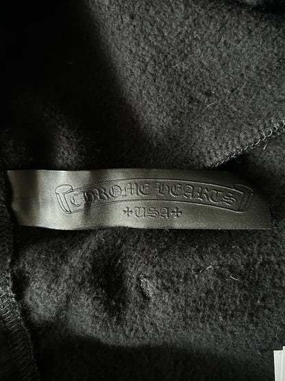 Chrome Hearts Black Triple Cross Patch Paper Jam Sweatpants